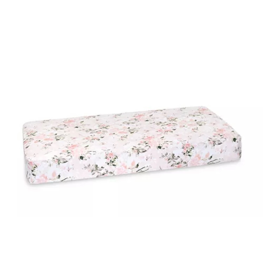 Posh Peanut Vintage Rose Pink Floral Crib Sheet Bamboo